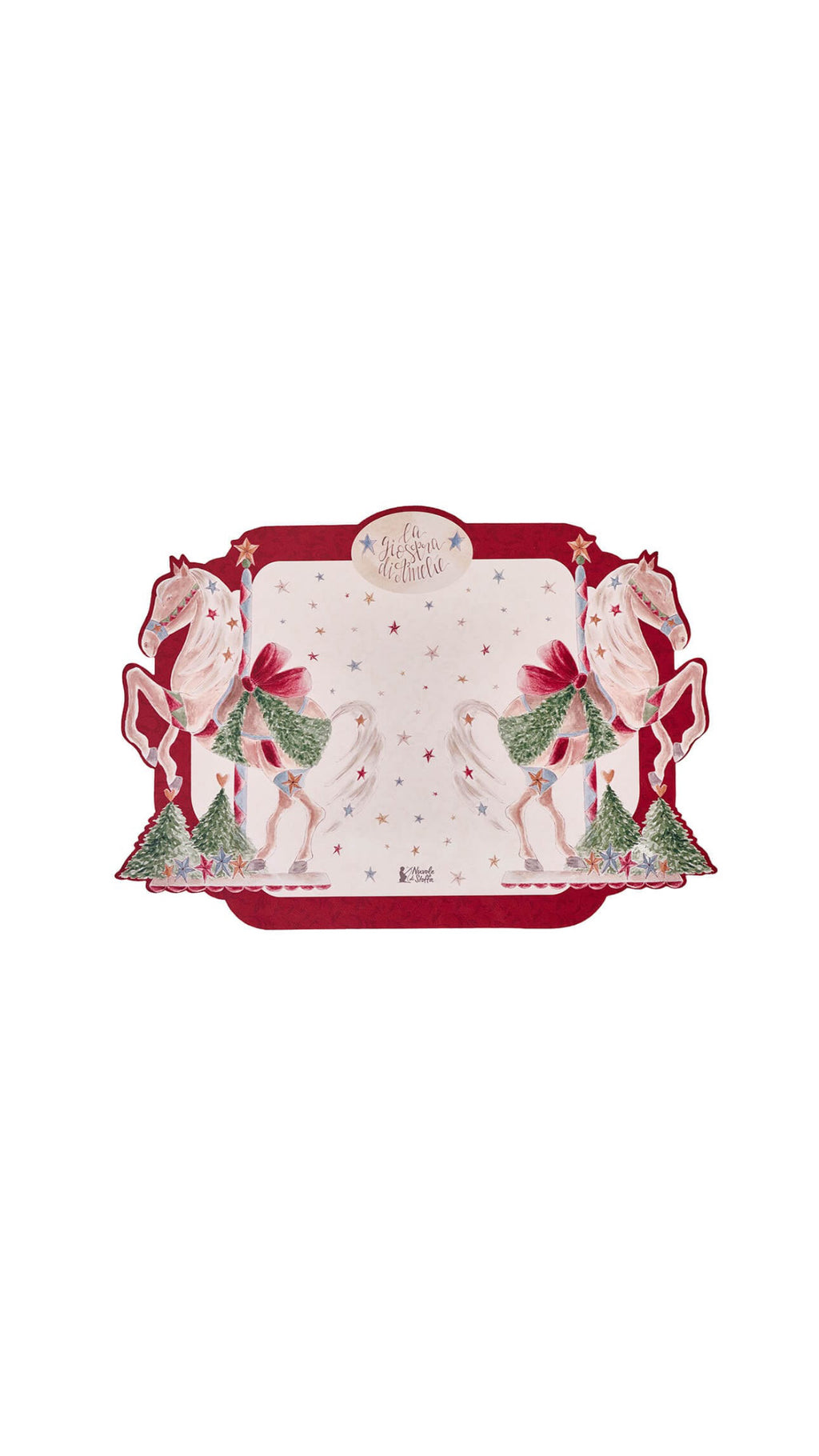 TOVAGLIETTA VINILE 48x35 CM LA GIOSTRA DI AMELIE - NUVOLE DI STOFFA