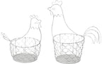 CESTINO GALLO E GALLINA - BOLTZE