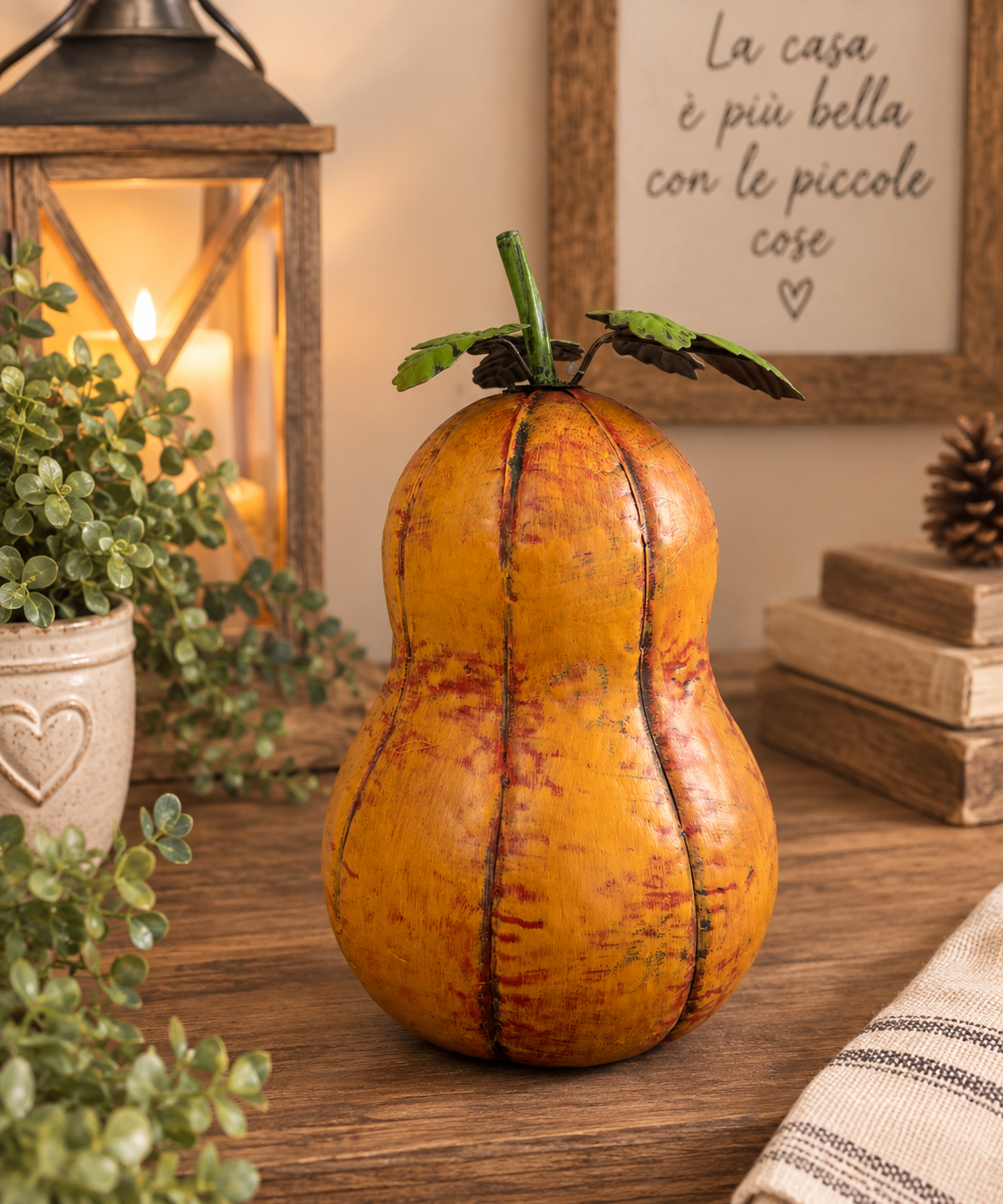 ZUCCA DECORATIVA ARANCIONE - BOLTZE
