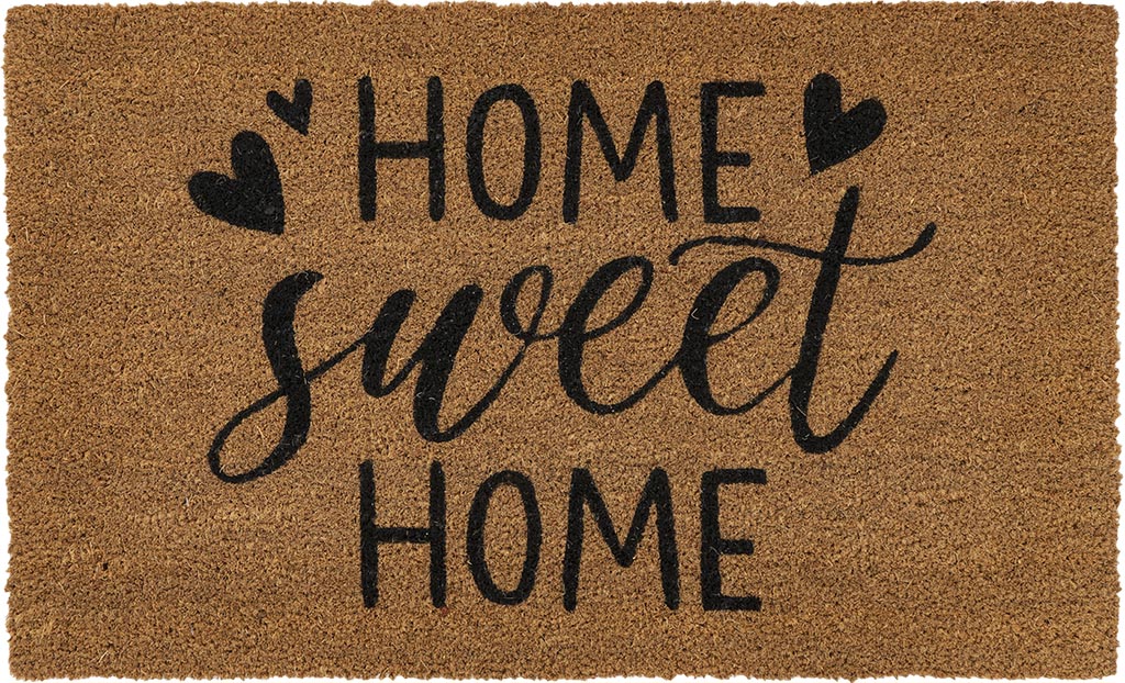 ZERBINO HOME SWEET HOME 45X75 COCCO/GOMMA MAGNUS REGALO