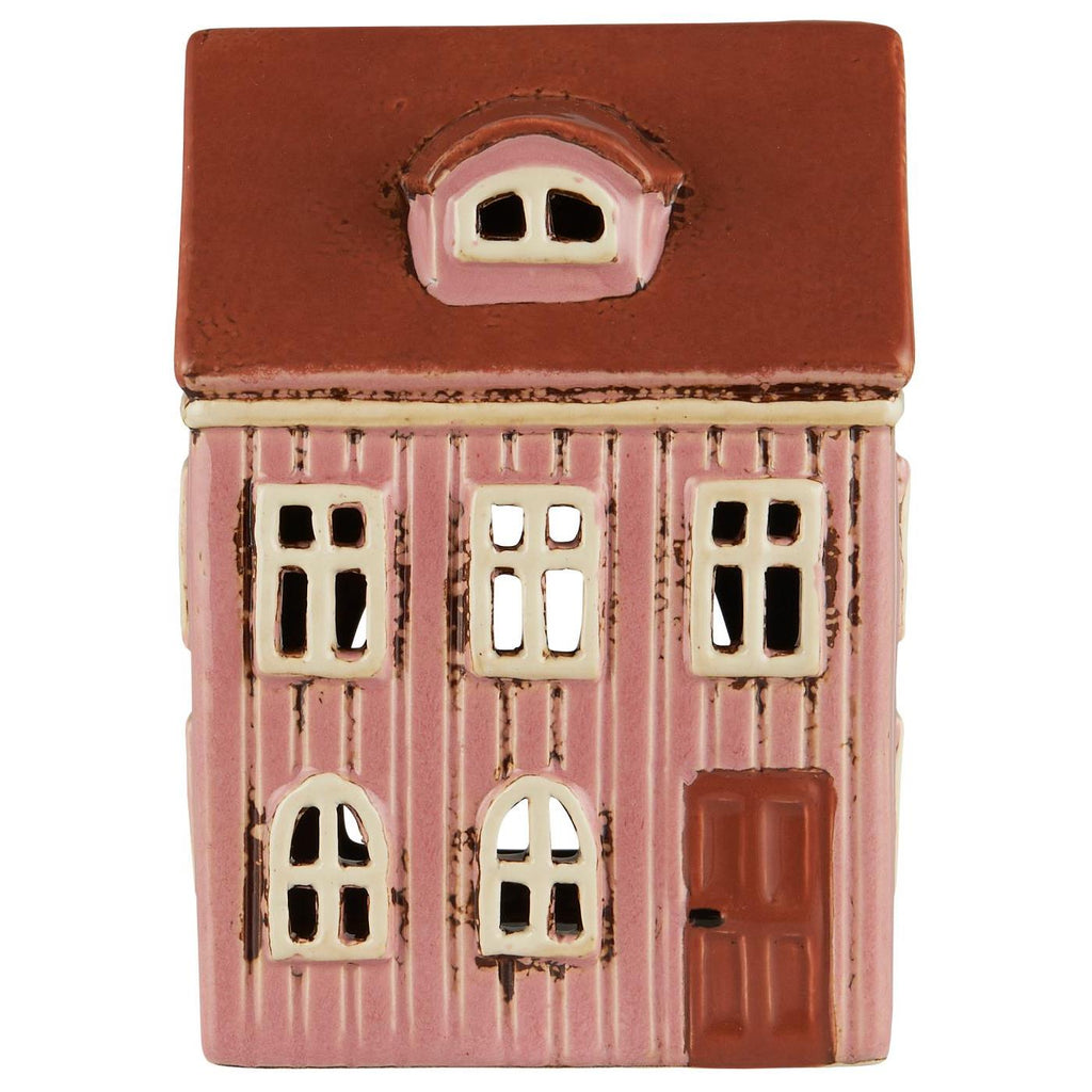 CASA F/TEALIGHT ROSA IN CERAMICA IB LAURSEN