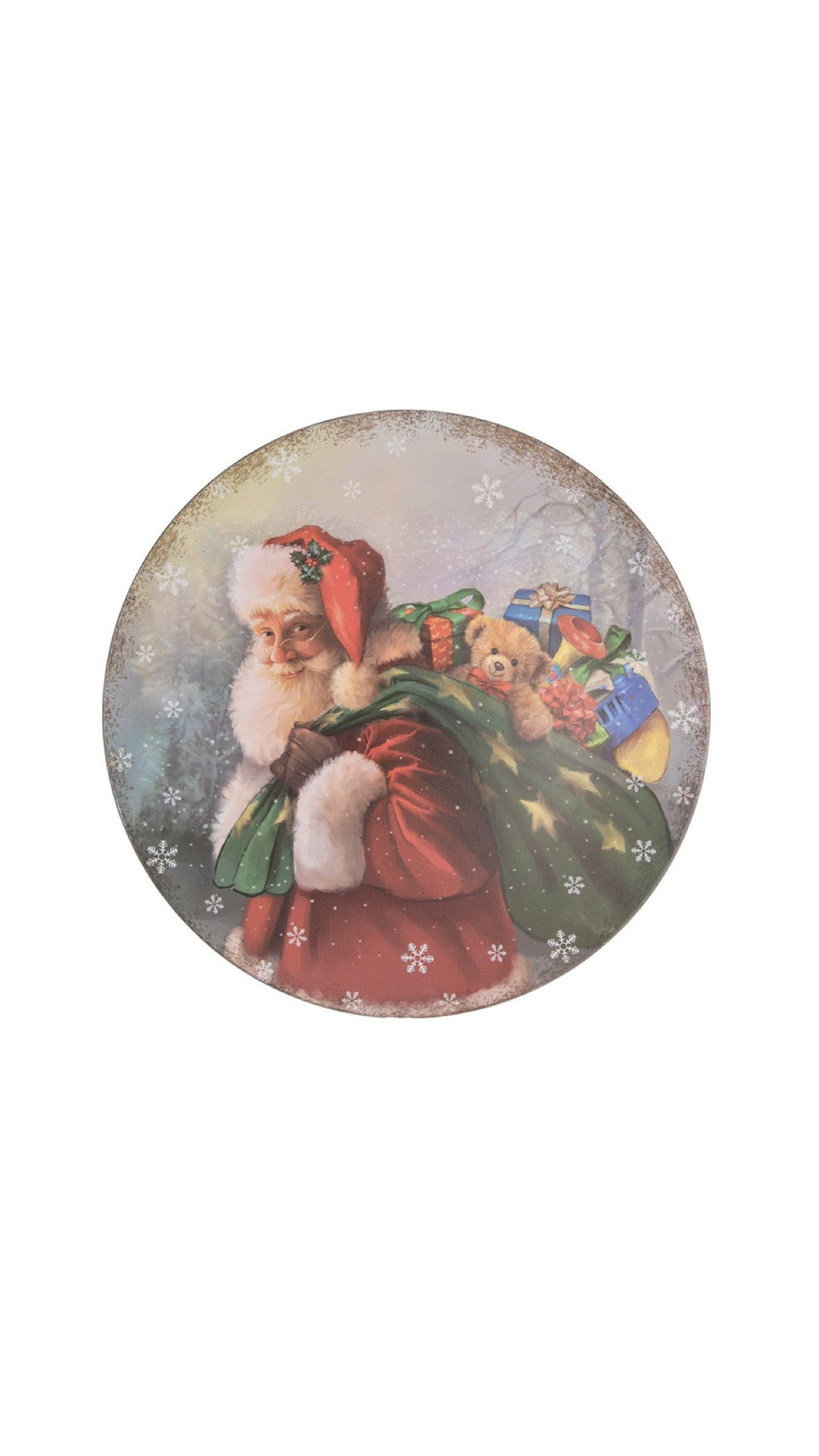 SOTTOPIATTO Ø 40 CM BABBO NATALE CLAYRE & EEF