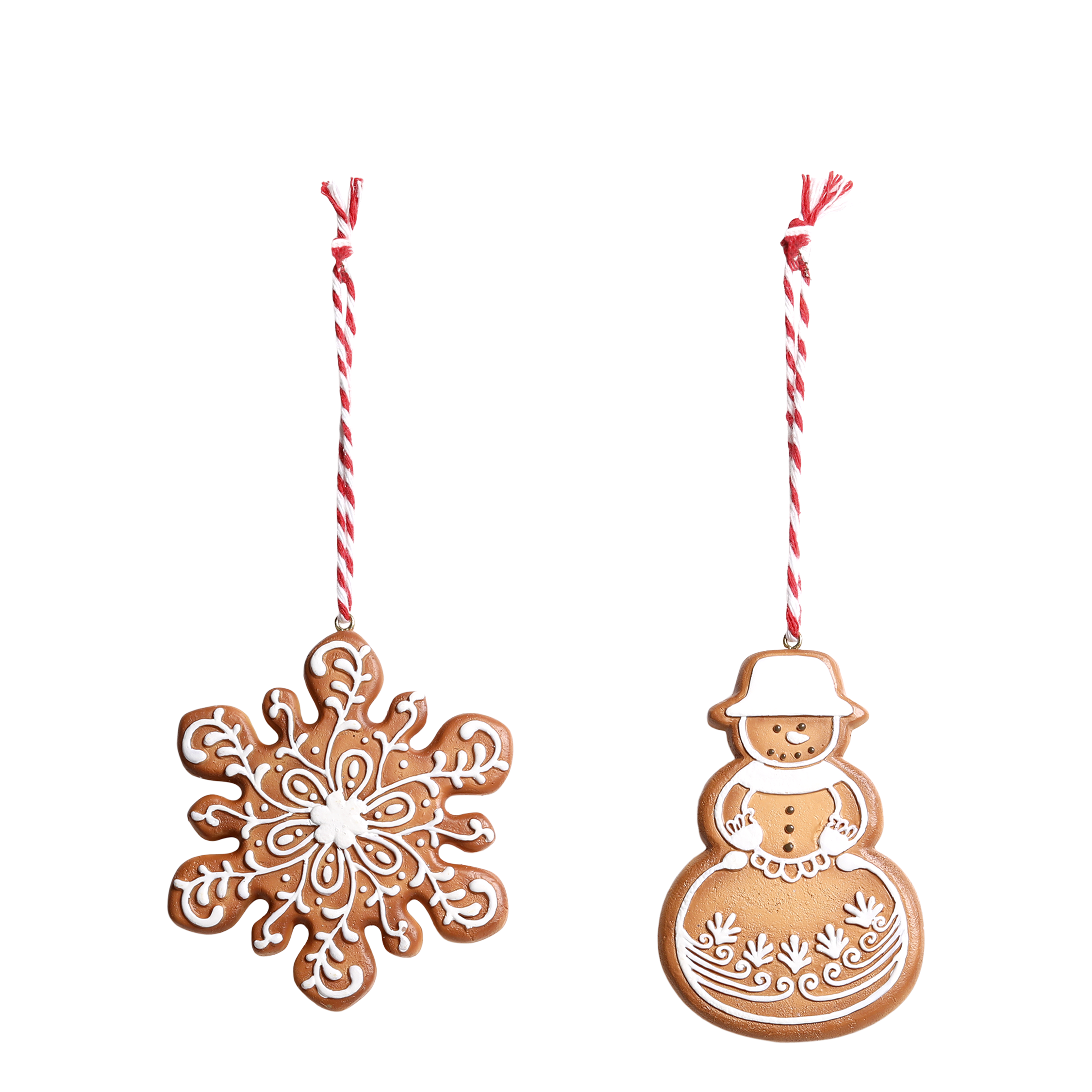 SET DI 2 BISCOTTI DI NATALE CHIC ANTIQUE