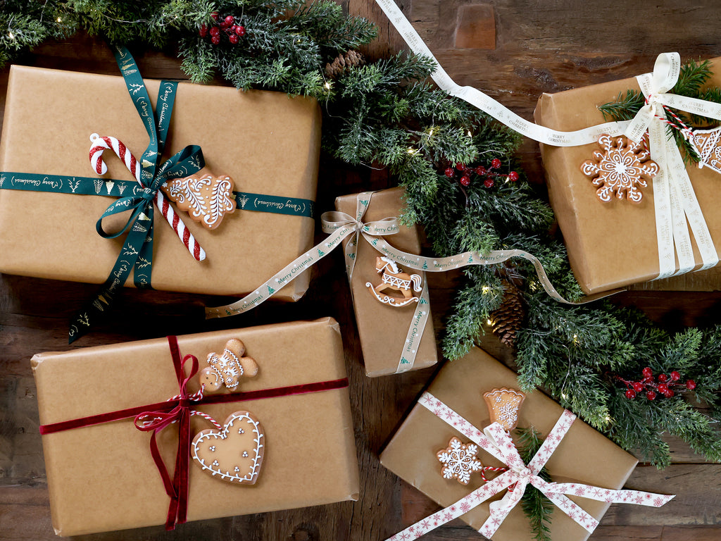 SET DI 2 BISCOTTI DI NATALE CHIC ANTIQUE