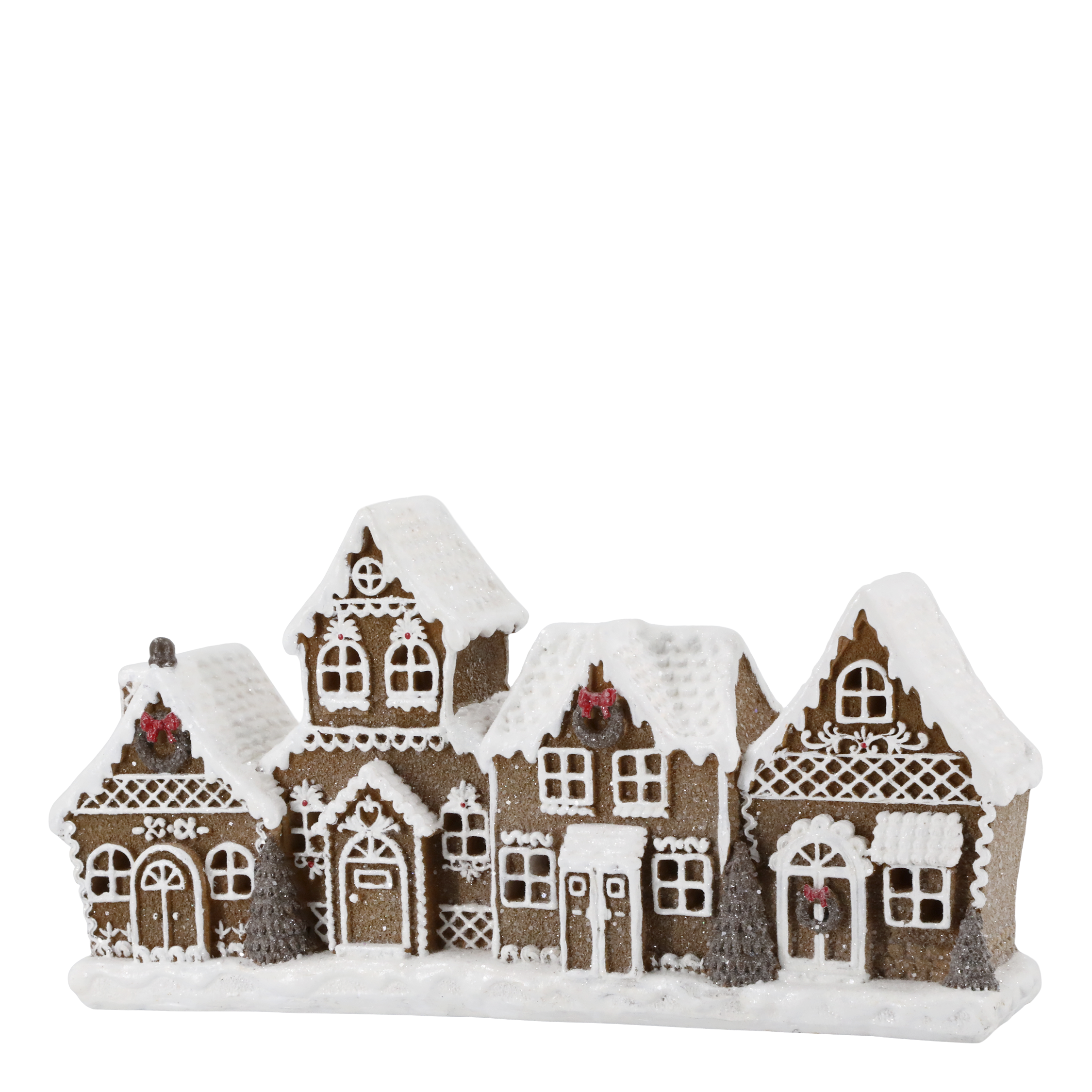 CASA DI PAN DI ZENZERO DI NATALE CON LED CHIC ANTIQUE