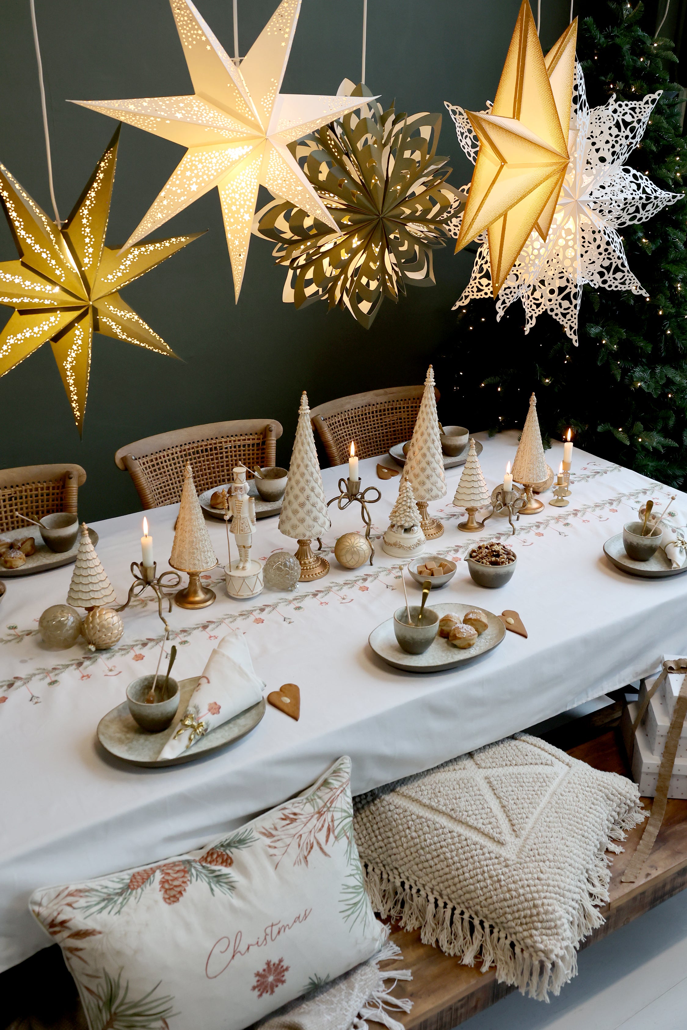 ALBERO DI NATALE H23.5/L10/W7 cm CHIC ANTIQUE