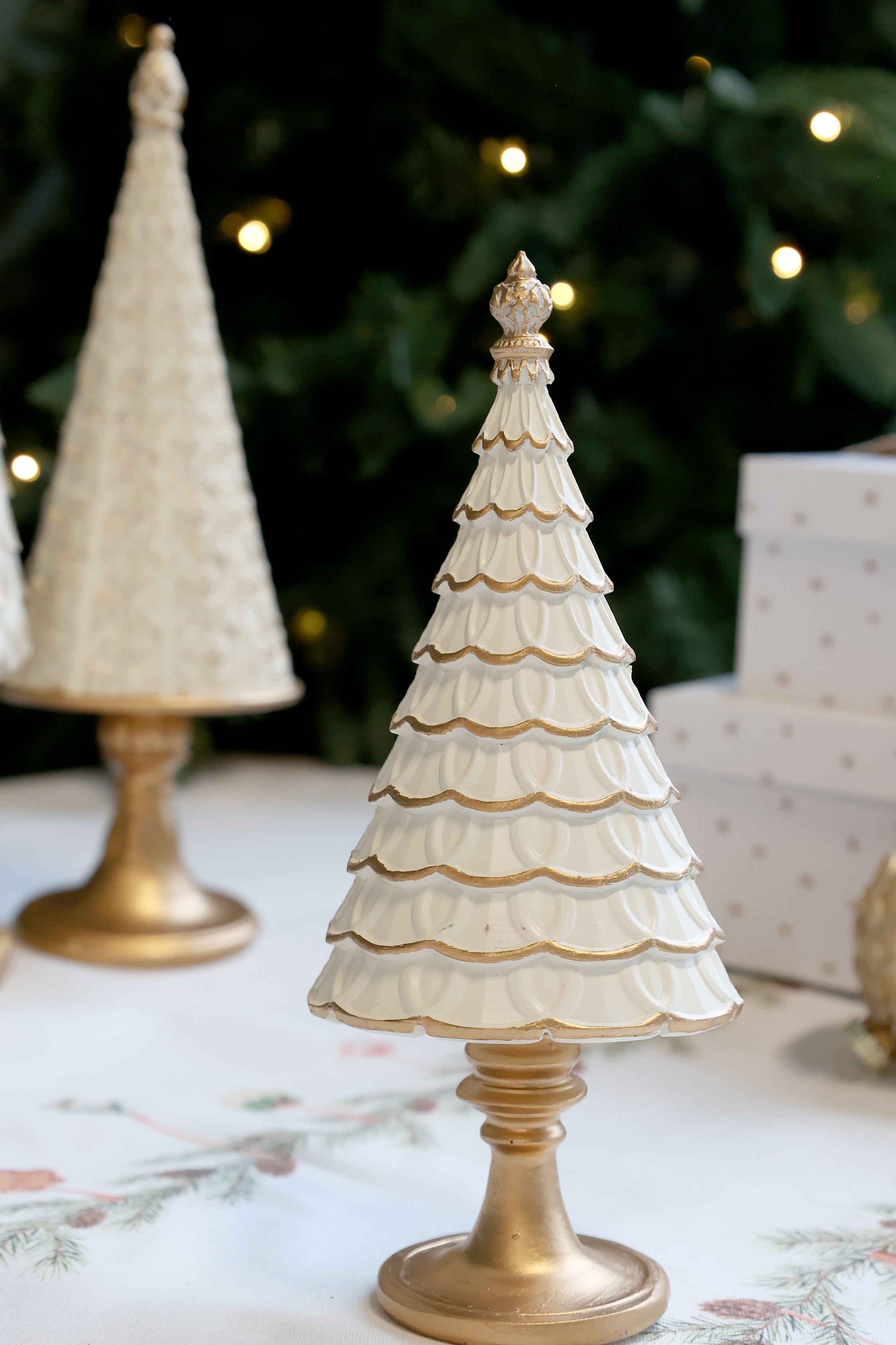 ALBERO DI NATALE H23.5/L10/W7 cm CHIC ANTIQUE