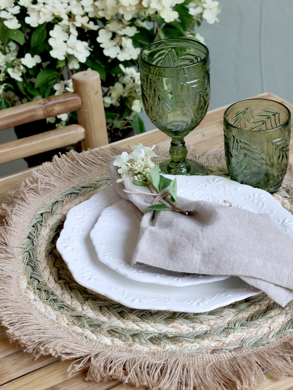 TOVAGLIETTA INTRECCIATA CHIC ANTIQUE