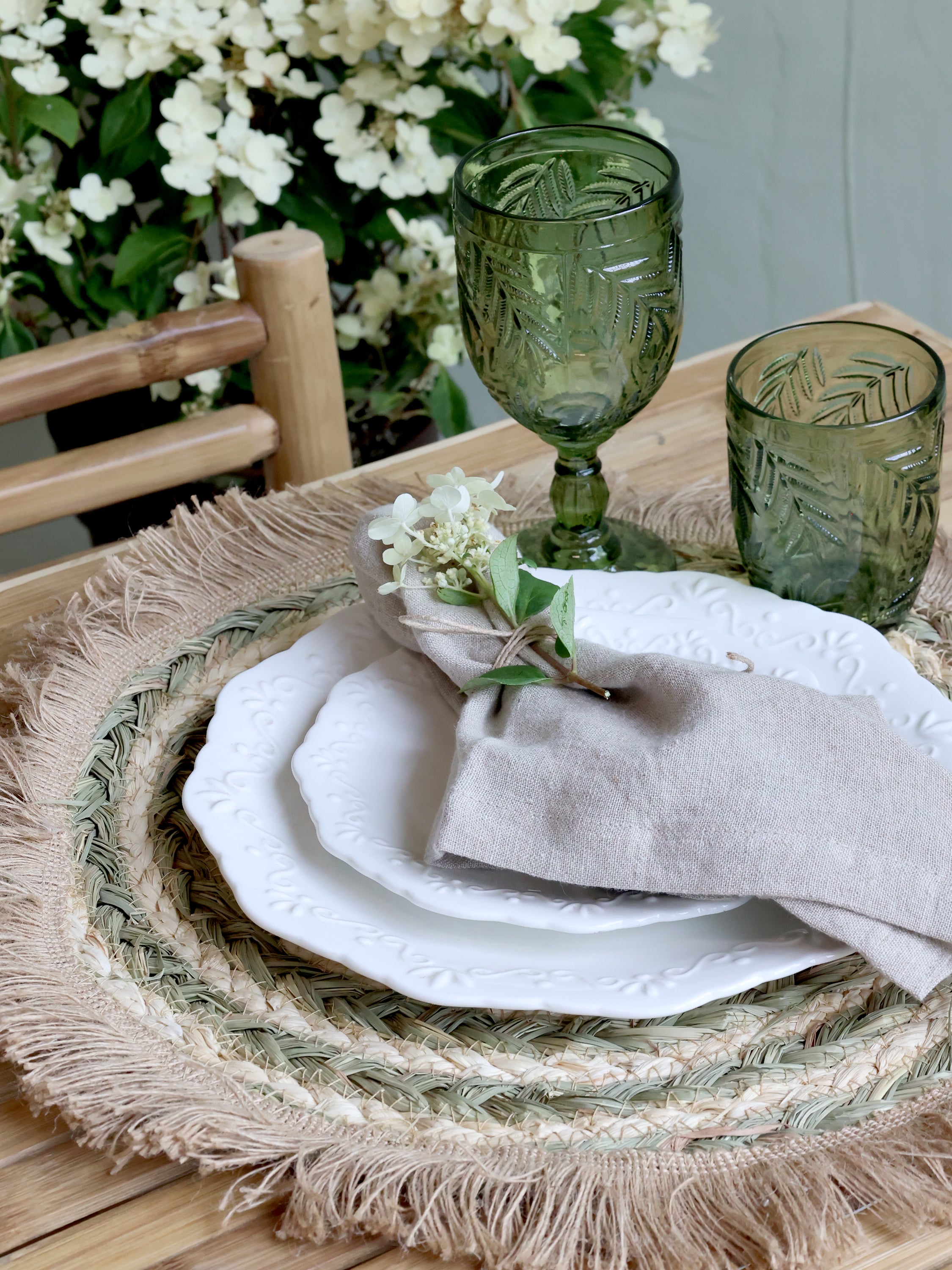 TOVAGLIETTA INTRECCIATA CHIC ANTIQUE