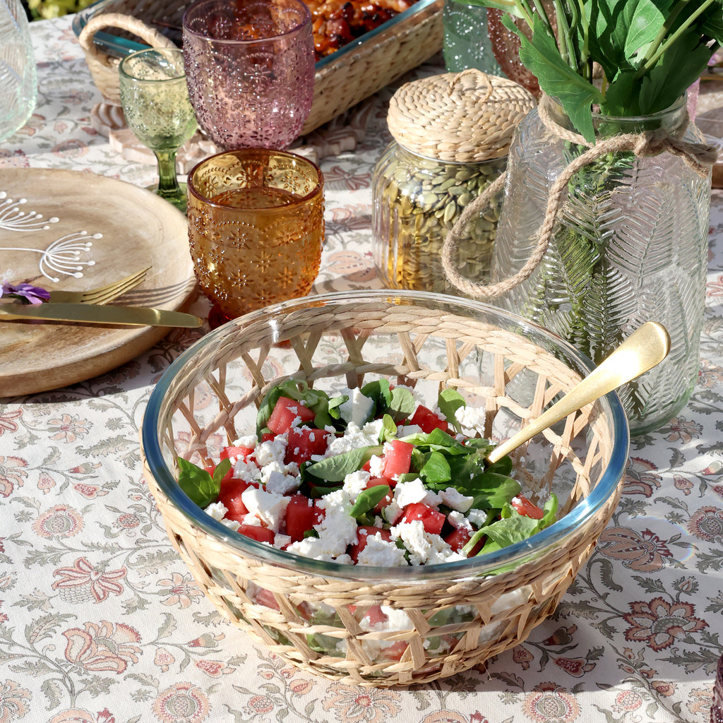 CIOTOLA CON CESTINO DI VIMINI CHIC ANTIQUE