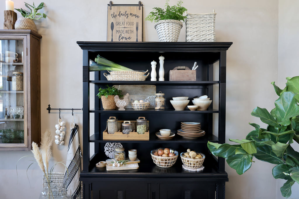 CIOTOLA CON CESTINO DI VIMINI CHIC ANTIQUE