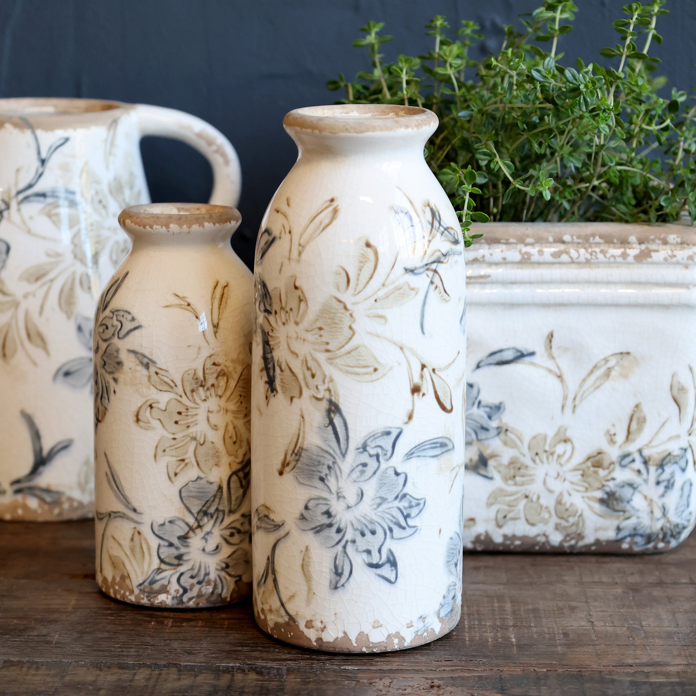 VASO "CROIX" CHIC ANTIQUE