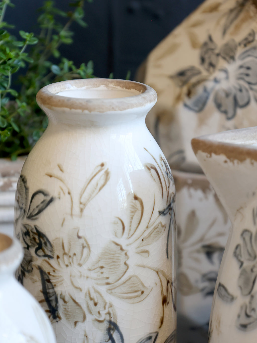 VASO "CROIX" CHIC ANTIQUE