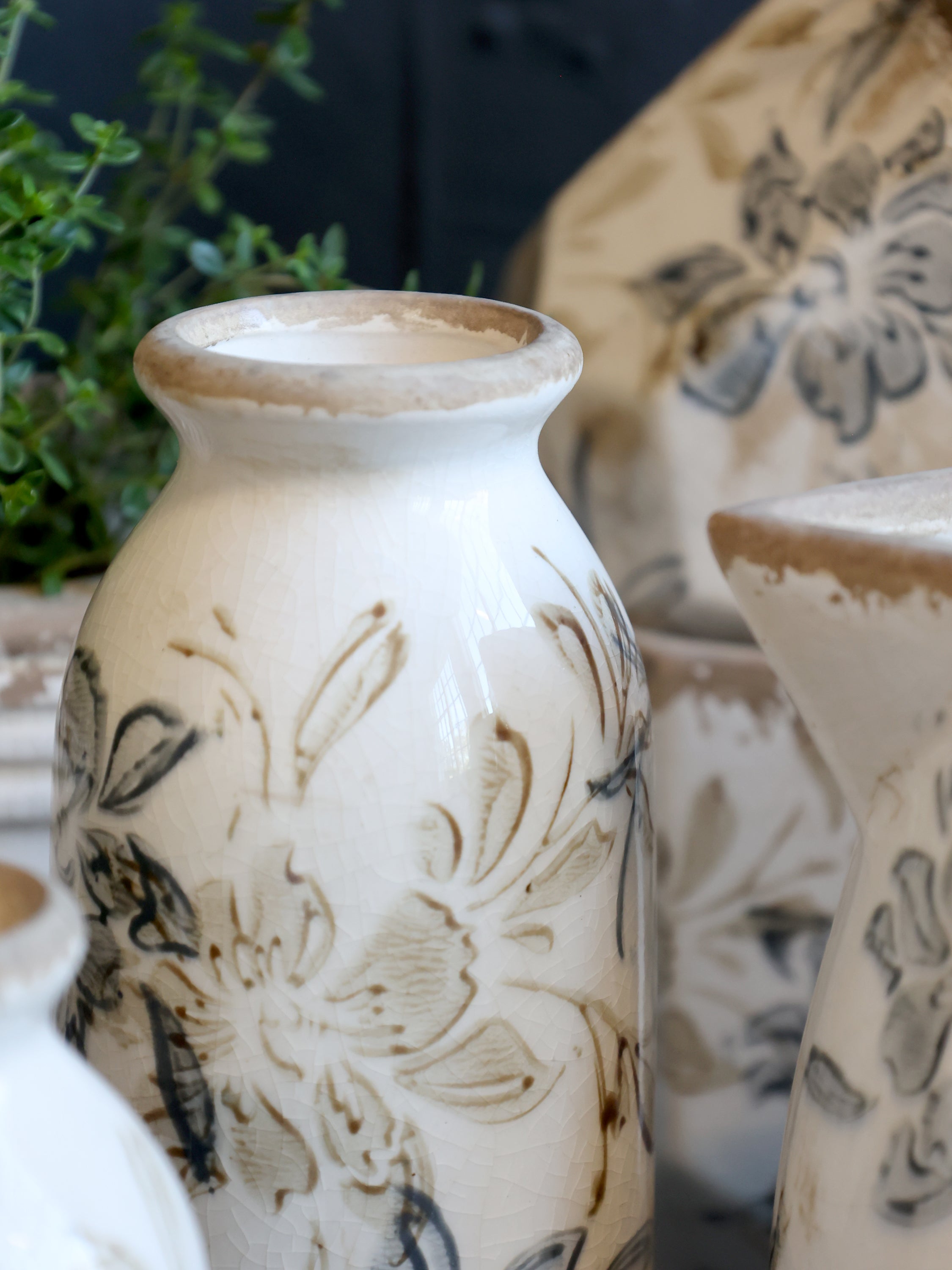 VASO "CROIX" CHIC ANTIQUE