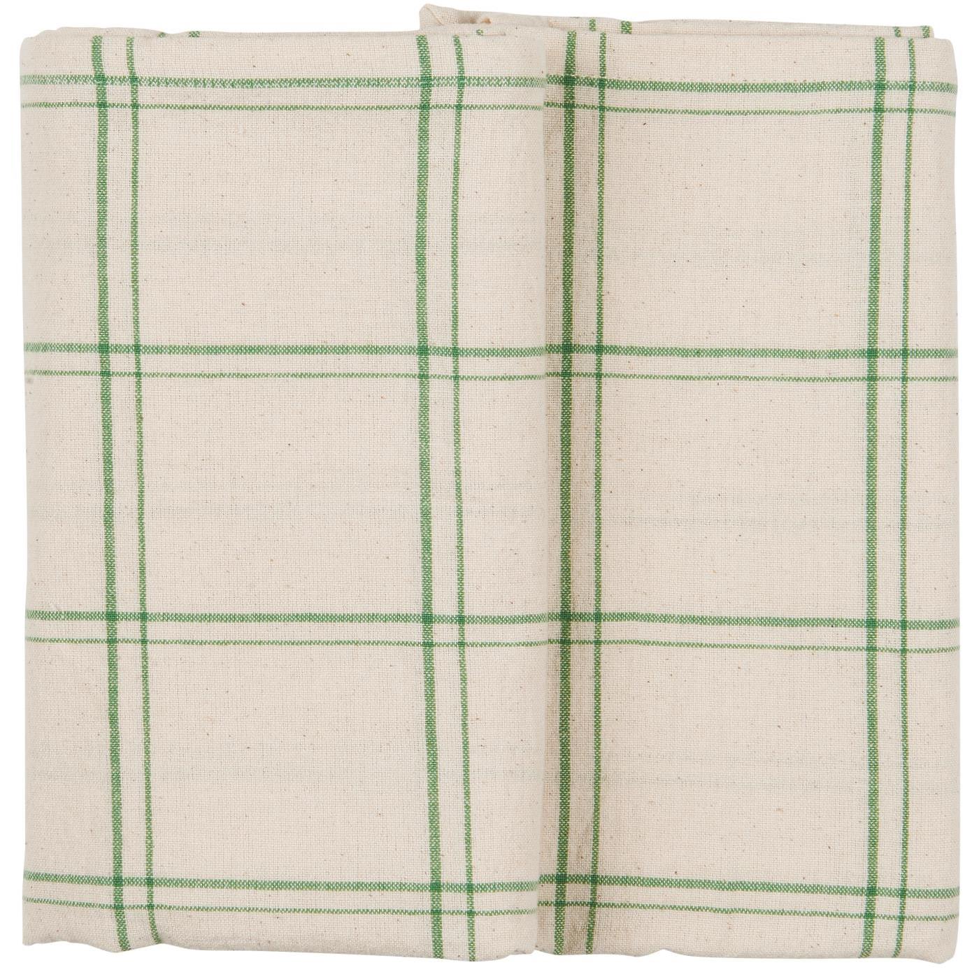 TOVAGLIA STORM CON MOTIVO A SCACCHI VERDE IB LAURSEN