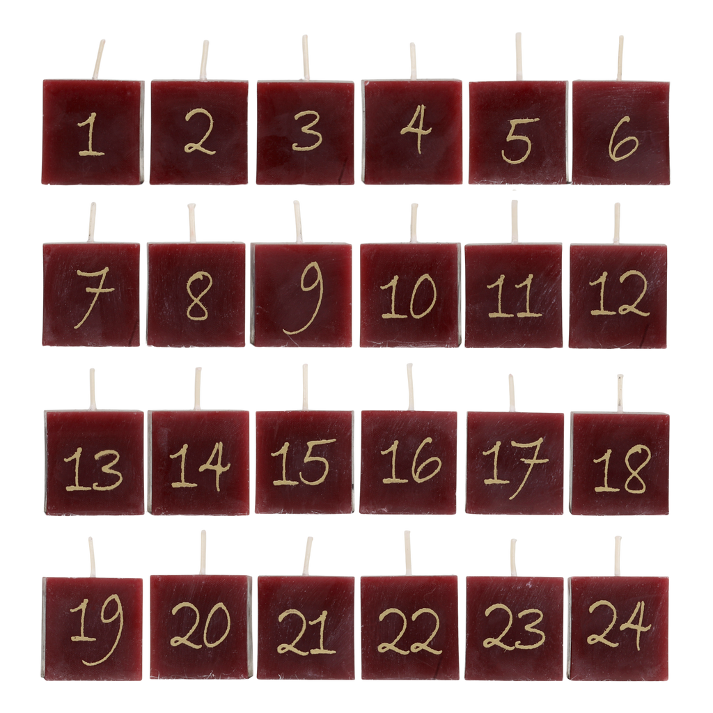 CANDELA DELL'AVVENTO 24 PZ. 5 H CHIC ANTIQUE