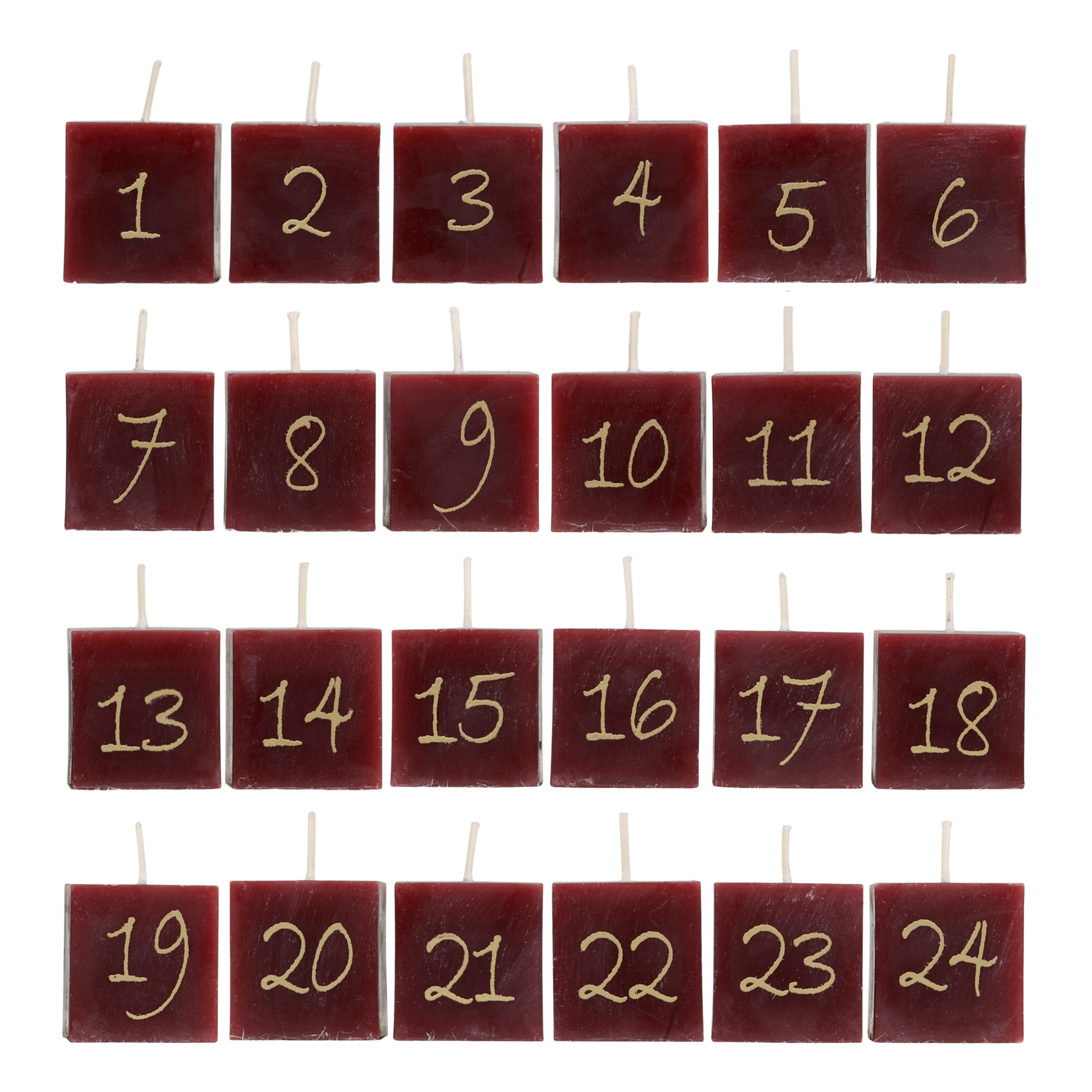 CANDELA DELL'AVVENTO 24 PZ. 5 H CHIC ANTIQUE