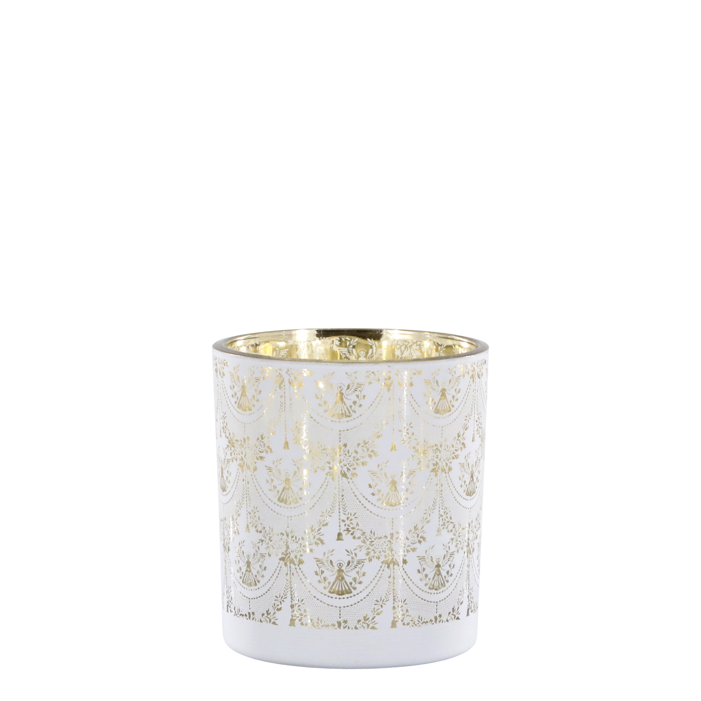 PORTACANDELA "HURRICANE" H8/D7 cm CHIC ANTIQUE