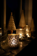 PORTACANDELA "HURRICANE" H10/D9 cm CHIC ANTIQUE