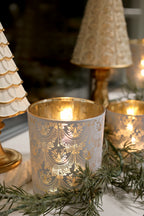 PORTACANDELA "HURRICANE" H10/D9 cm CHIC ANTIQUE
