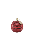 CANDELA PALLINA DI NATALE ROSSA CHIC ANTIQUE