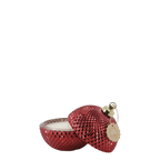 CANDELA PALLINA DI NATALE ROSSA CHIC ANTIQUE