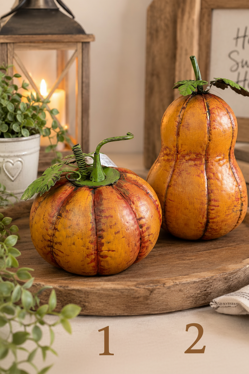 ZUCCA DECORATIVA ARANCIONE - BOLTZE
