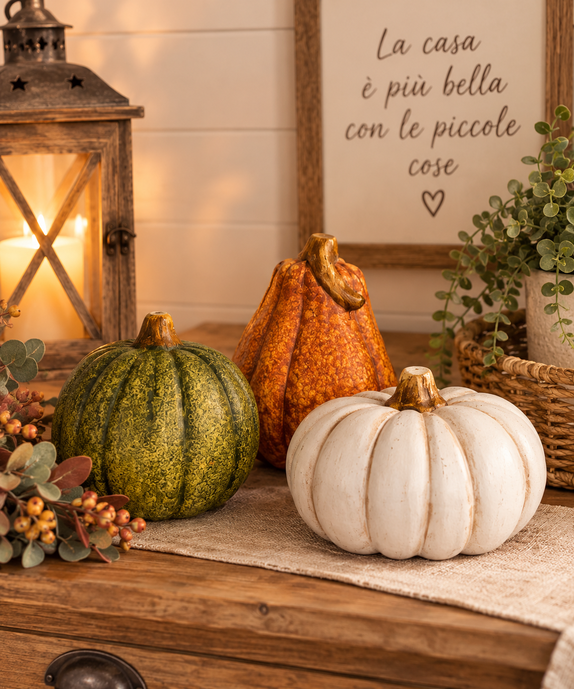 ZUCCA DECORATIVA COLORATA - BOLTZE
