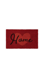 ZERBINO ROSSO HOME CUORE 45X75 COCCO/GOMMA MAGNUS REGALO