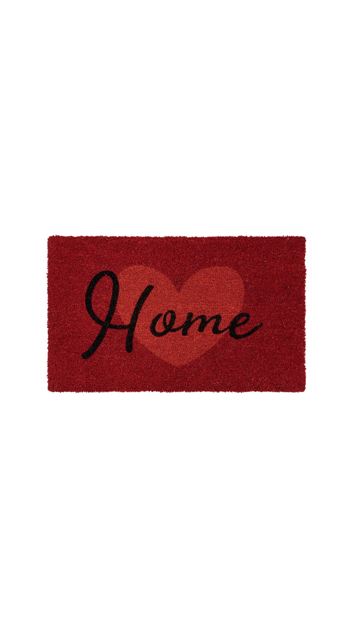 ZERBINO ROSSO HOME CUORE 45X75 COCCO/GOMMA MAGNUS REGALO