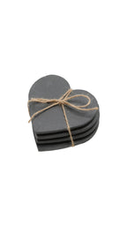 SET 4 SOTTOBICCHIERI A CUORE BOLTZE