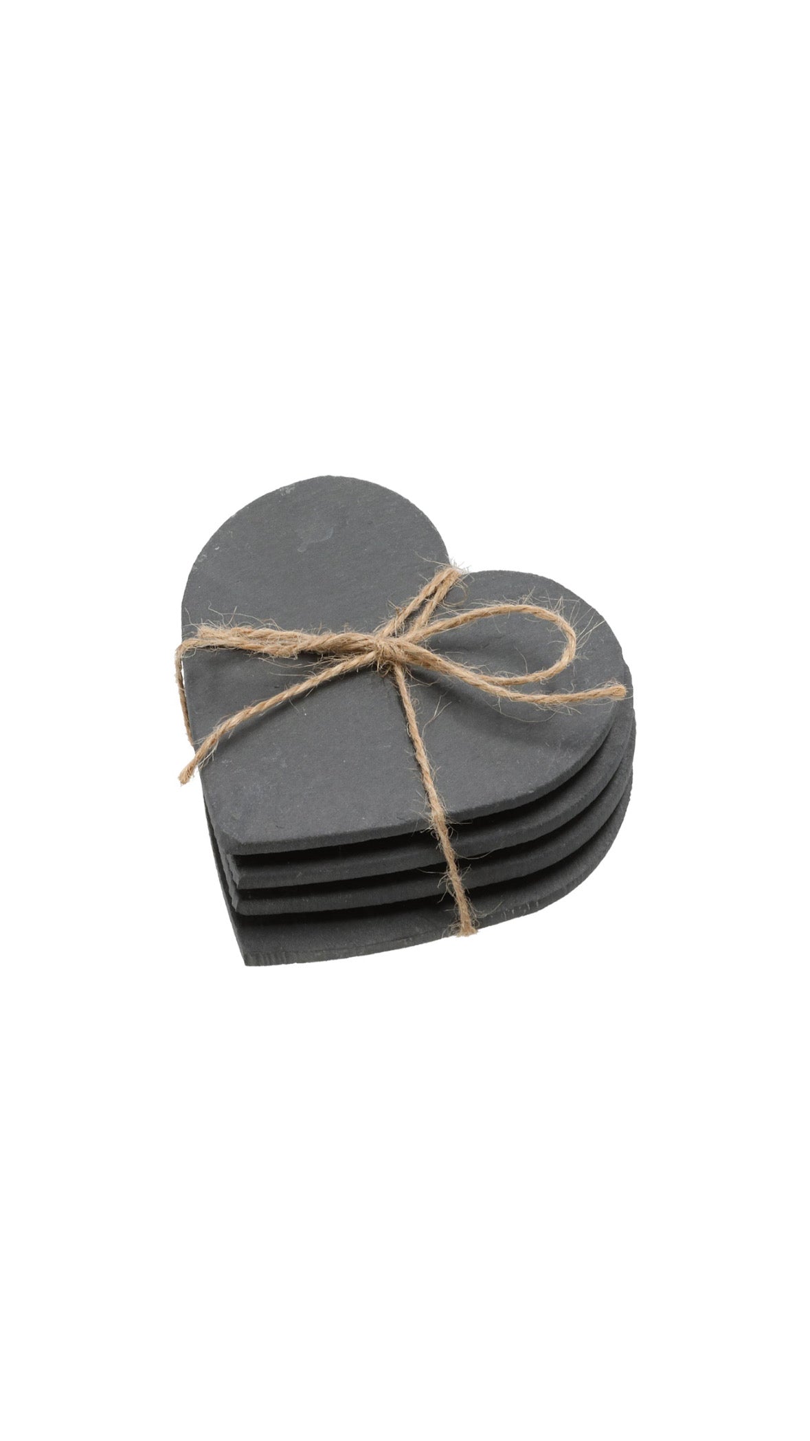 SET 4 SOTTOBICCHIERI A CUORE BOLTZE