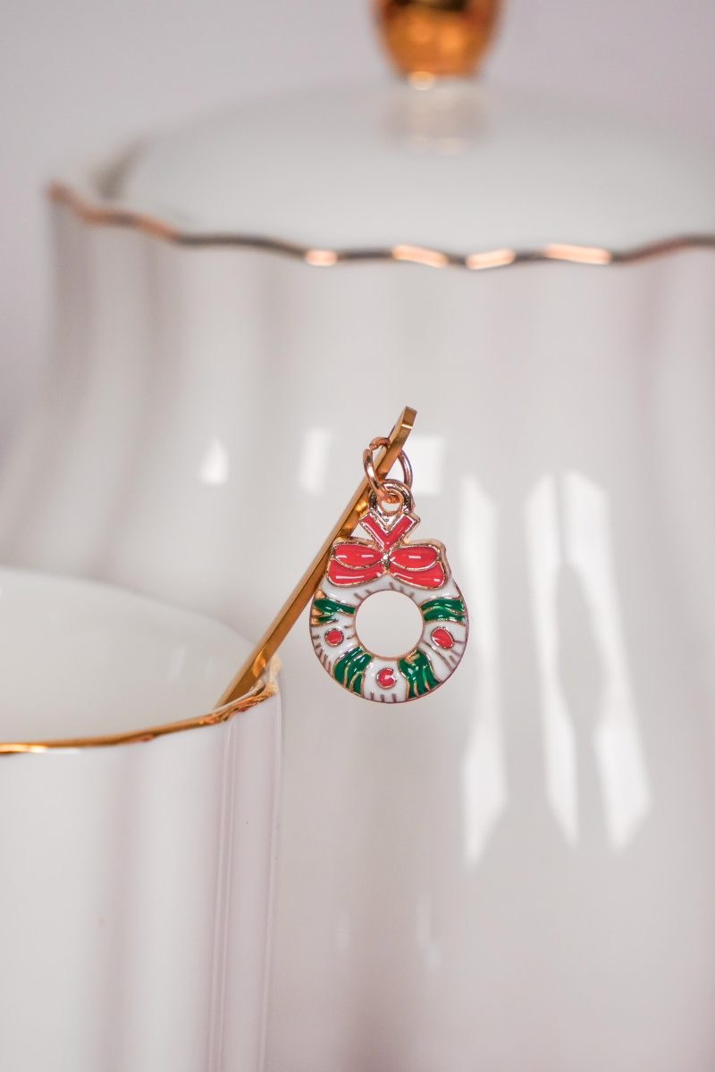 FORCHETTA DA DESSERT NATALIZIA DORATA 14 CM SET DA 6 PEZZI ISABELLE ROSE