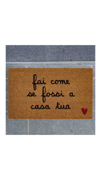 ZERBINO "FAI COME SE FOSSI A CASA TUA" 45x75CM - SIMPLE DAY