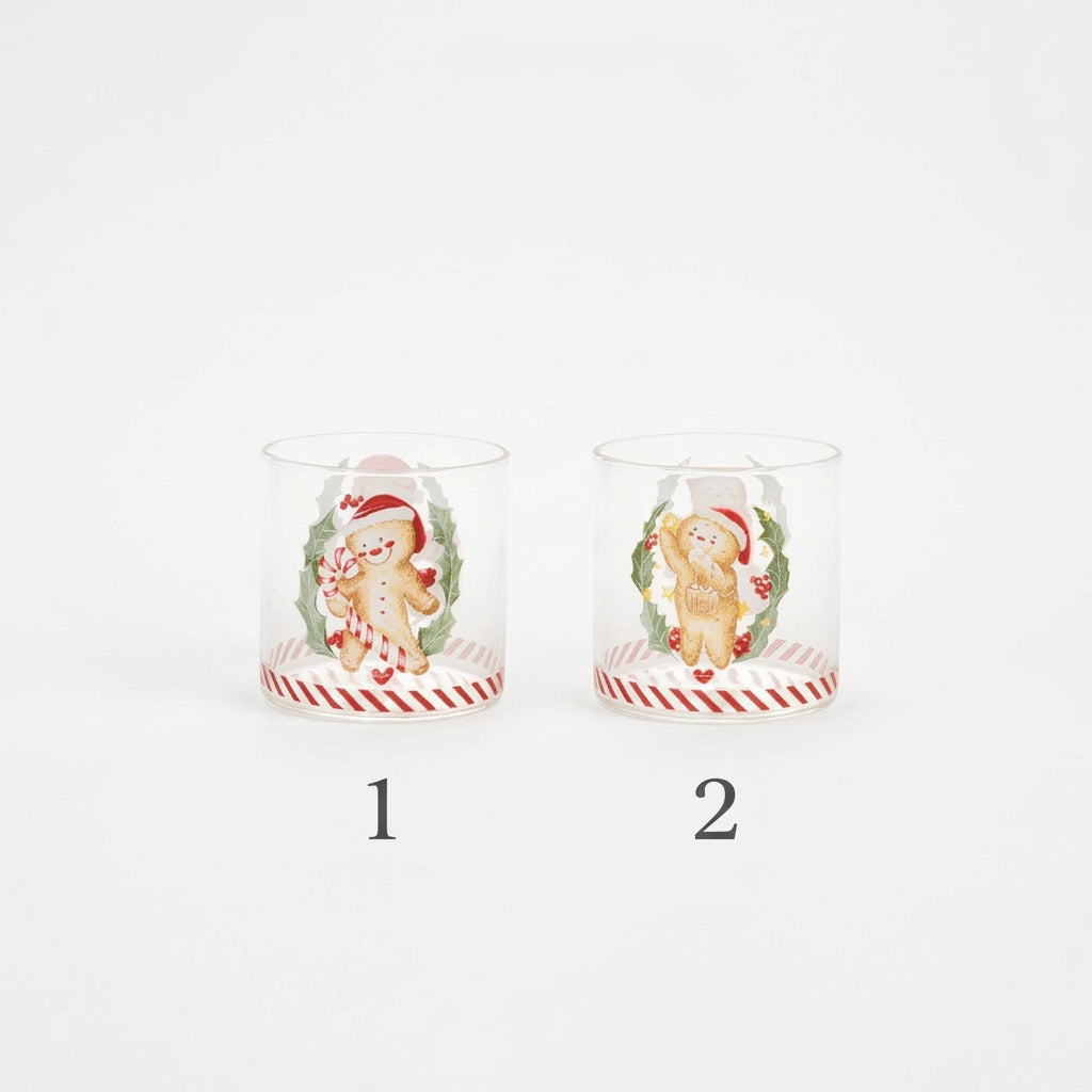 BICCHIERE BOROSILICATO DELICIOUS CHRISTMAS - NUVOLE DI STOFFA