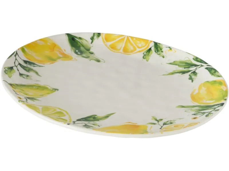 PIATTO DA PORTATA OVALE CON LIMONI - BOLTZE