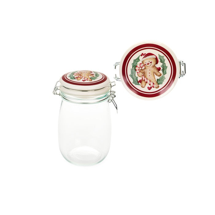 BARATTOLO VETRO DELICIOUS CHRISTMAS 1000ML - NUVOLE DI STOFFA