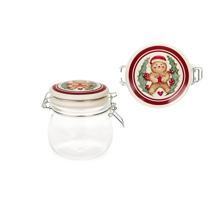 BARATTOLO VETRO DELICIOUS CHRISTMAS 450ML - NUVOLE DI STOFFA