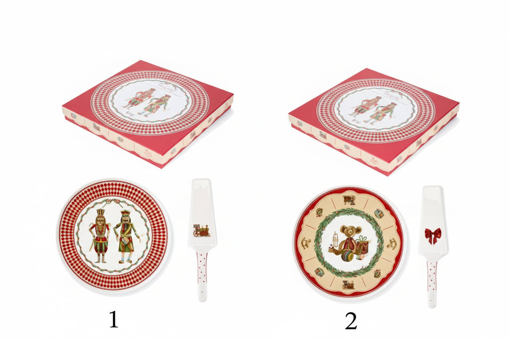 SET PIATTO CON PALETTA VINTAGE TOYS - NUVOLE DI STOFFA