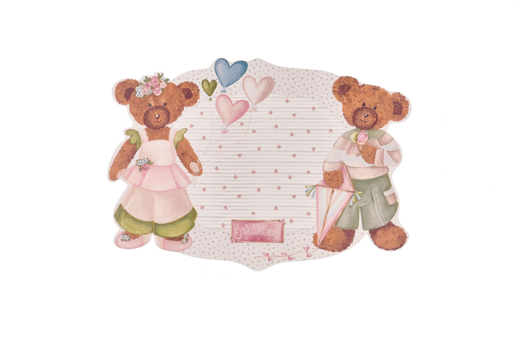 TOVAGLIETTA IN VINILE SWEET BEAR - NUVOLE DI STOFFA