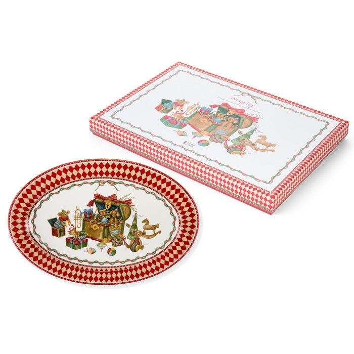 PIATTO PORTATA VINTAGE TOYS 35x23.5 CM - NUVOLE DI STOFFA