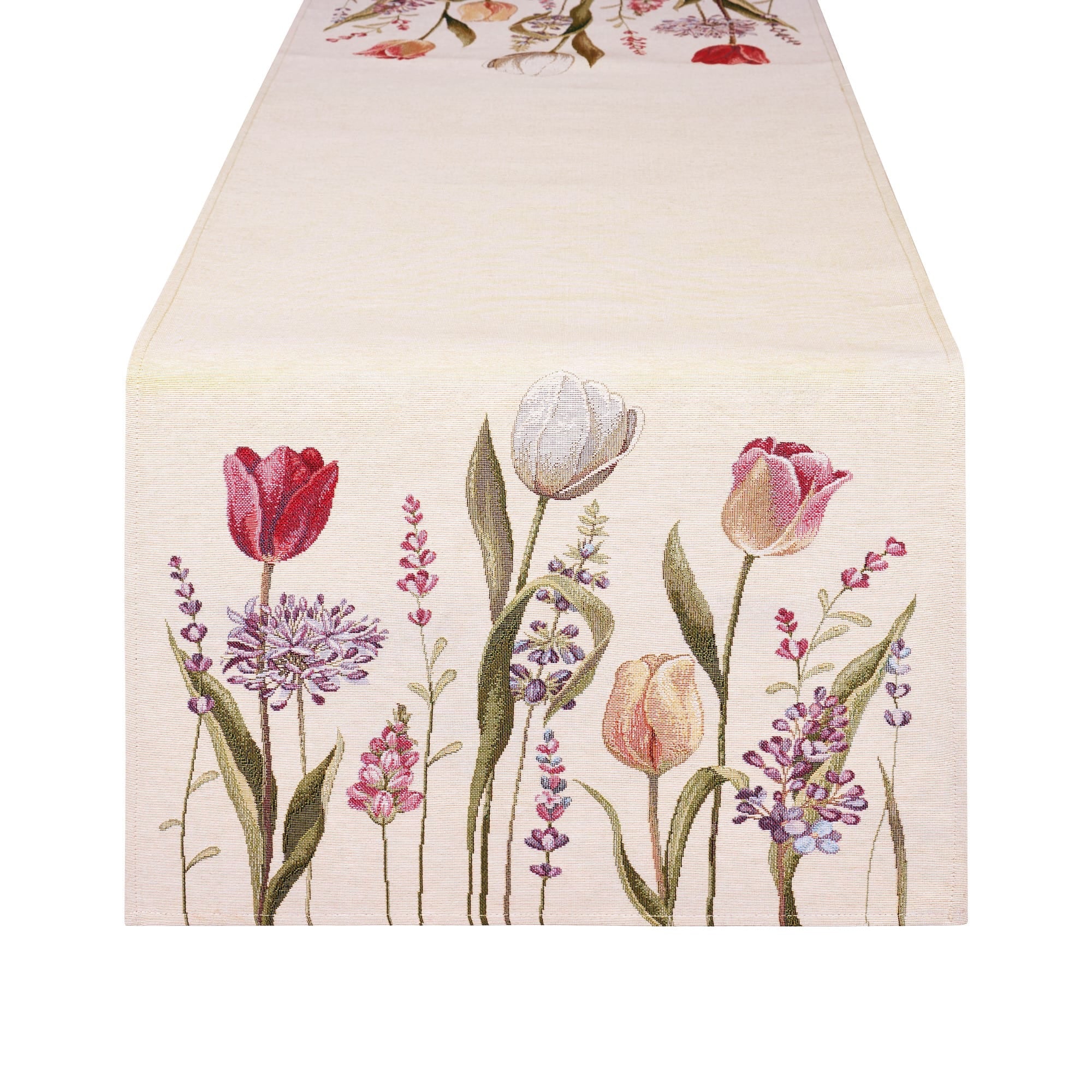 RUNNER "TULIPANI" JACQUARD - NUVOLE DI STOFFA
