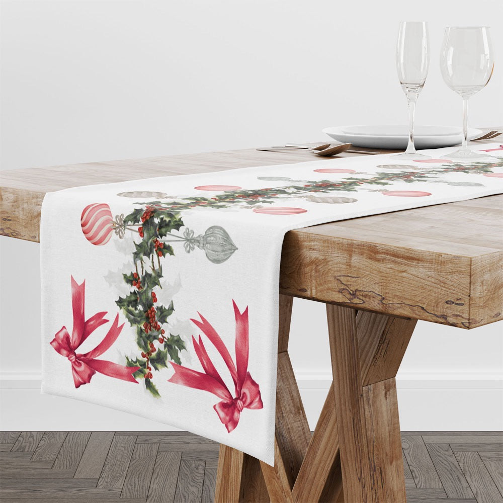 RUNNER ELODIE COTONE RICAMATO 44X150 CM - CLODETTE