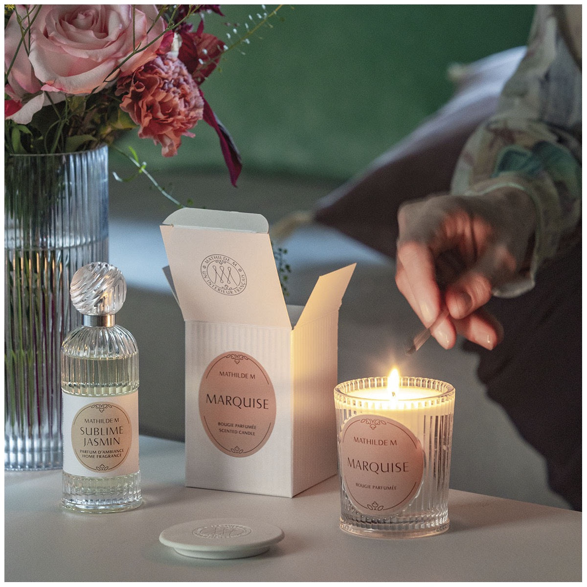 CANDELA PROFUMATA LES INTEMPORELLES 145 g - MARQUISE, MATHILDE M