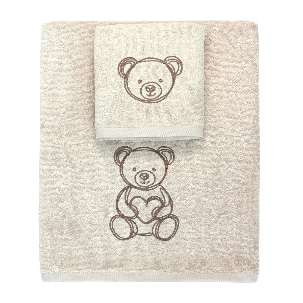 SET ASCIUGAMANI 1+1 ORSETTO - DAUNEX