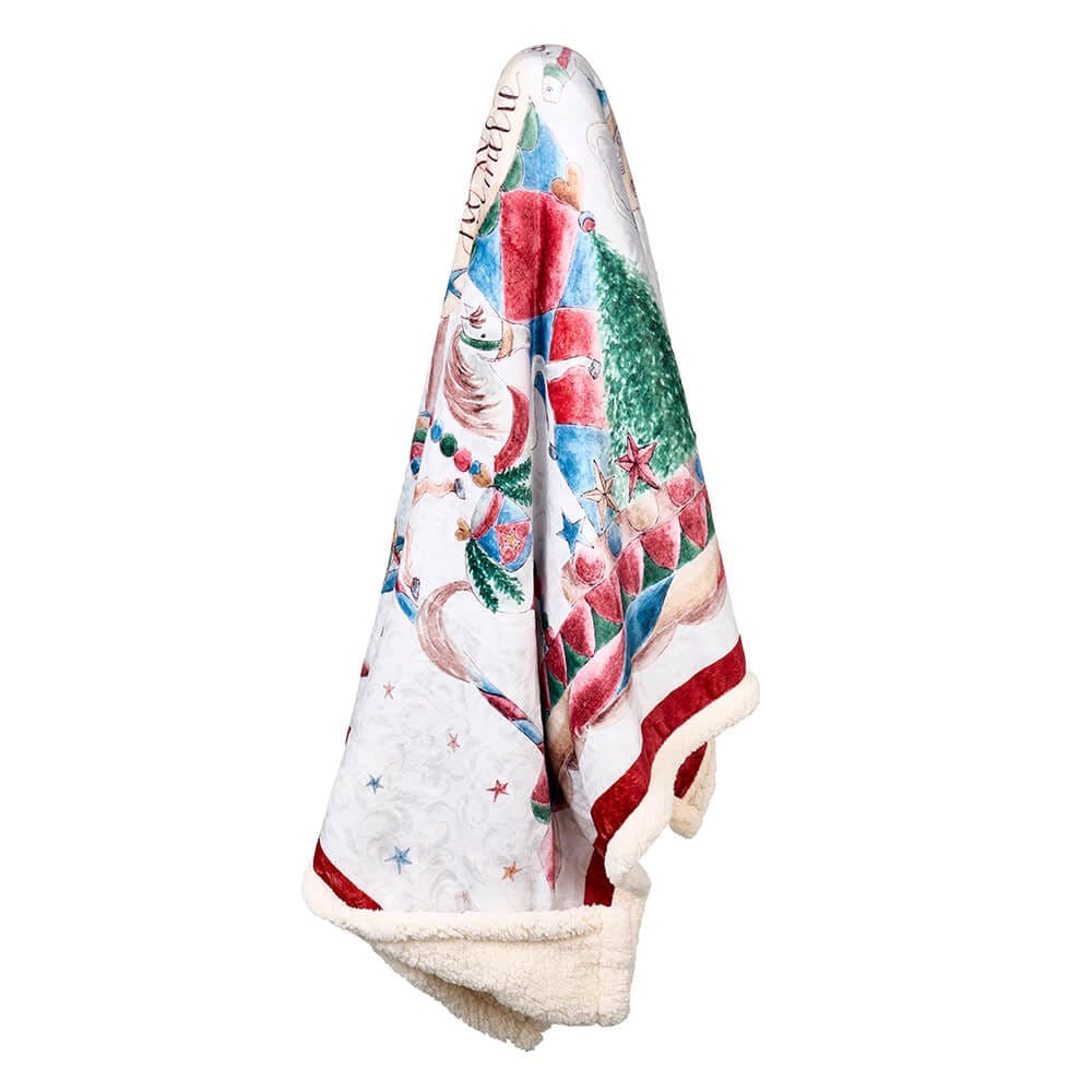 PLAID CON SCATOLA 130x160 CM LA GIOSTRA DI AMELIE - NUVOLE DI STOFFA