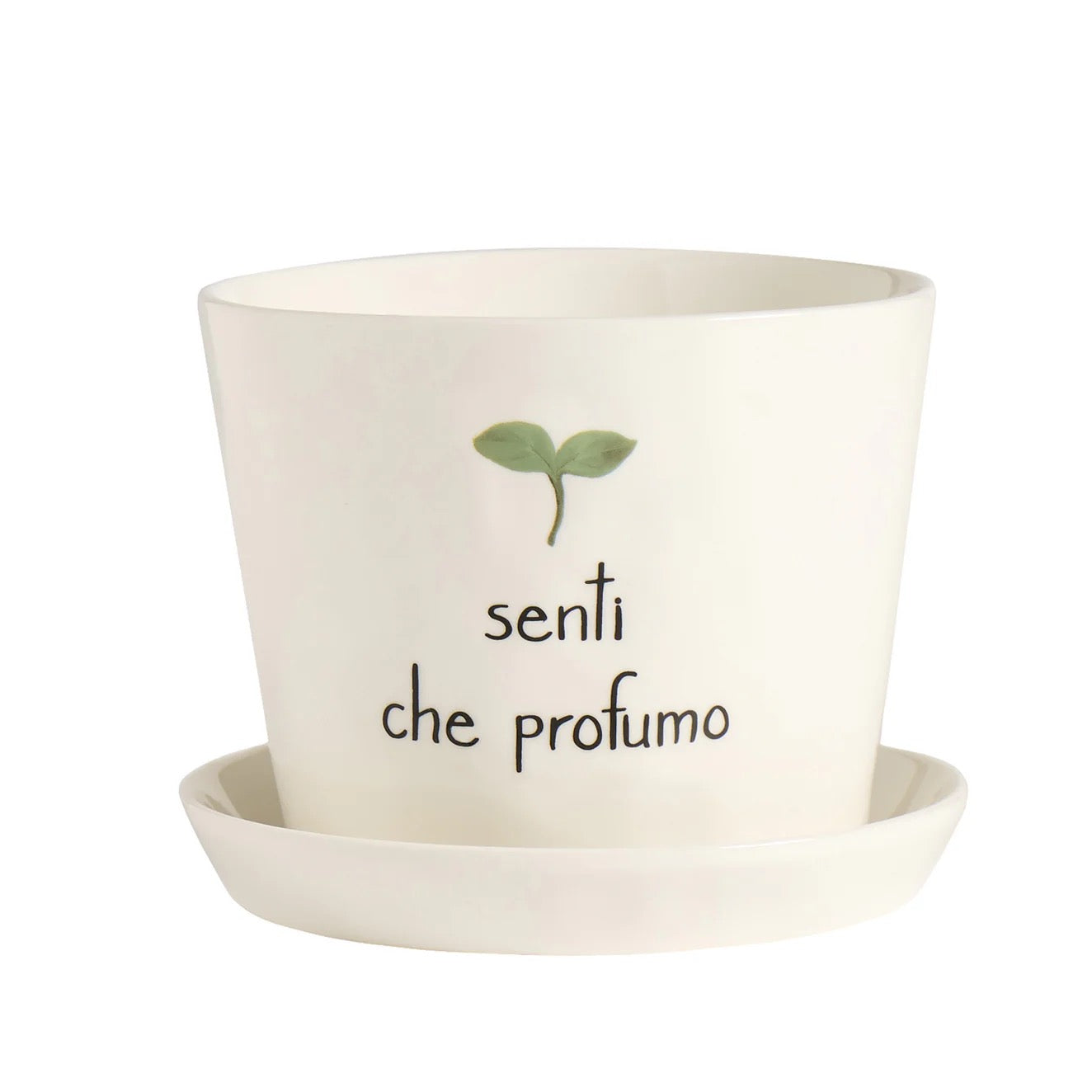 VASO "SENTI CHE PROFUMO" D15X12CM - SIMPLE DAY
