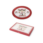 PIATTO PORTATA CON SCATOLA 35x23.5 CM LA GIOSTRA DI AMELIE - NUVOLE DI STOFFA