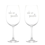 SET 2 CALICI 64CL "SOLO UN GOCCETTO" - SIMPLE DAY