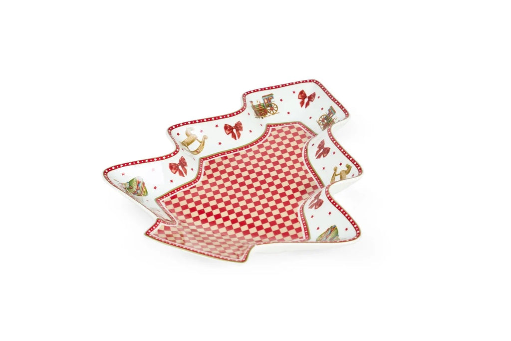SET 2 PIATTI ALBERO VINTAGE TOYS - NUVOLE DI STOFFA